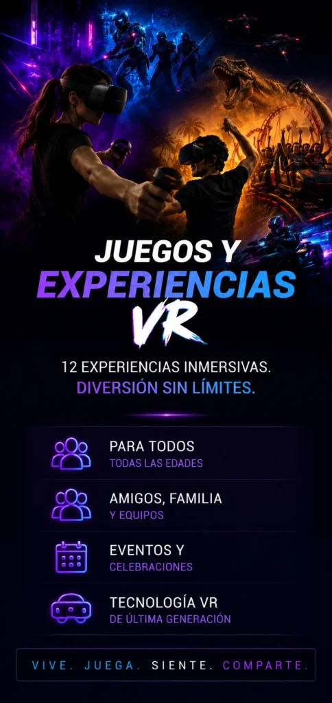 Banner móvil de juegos y experiencias de realidad virtual en Marbella y Málaga - GoParty VR